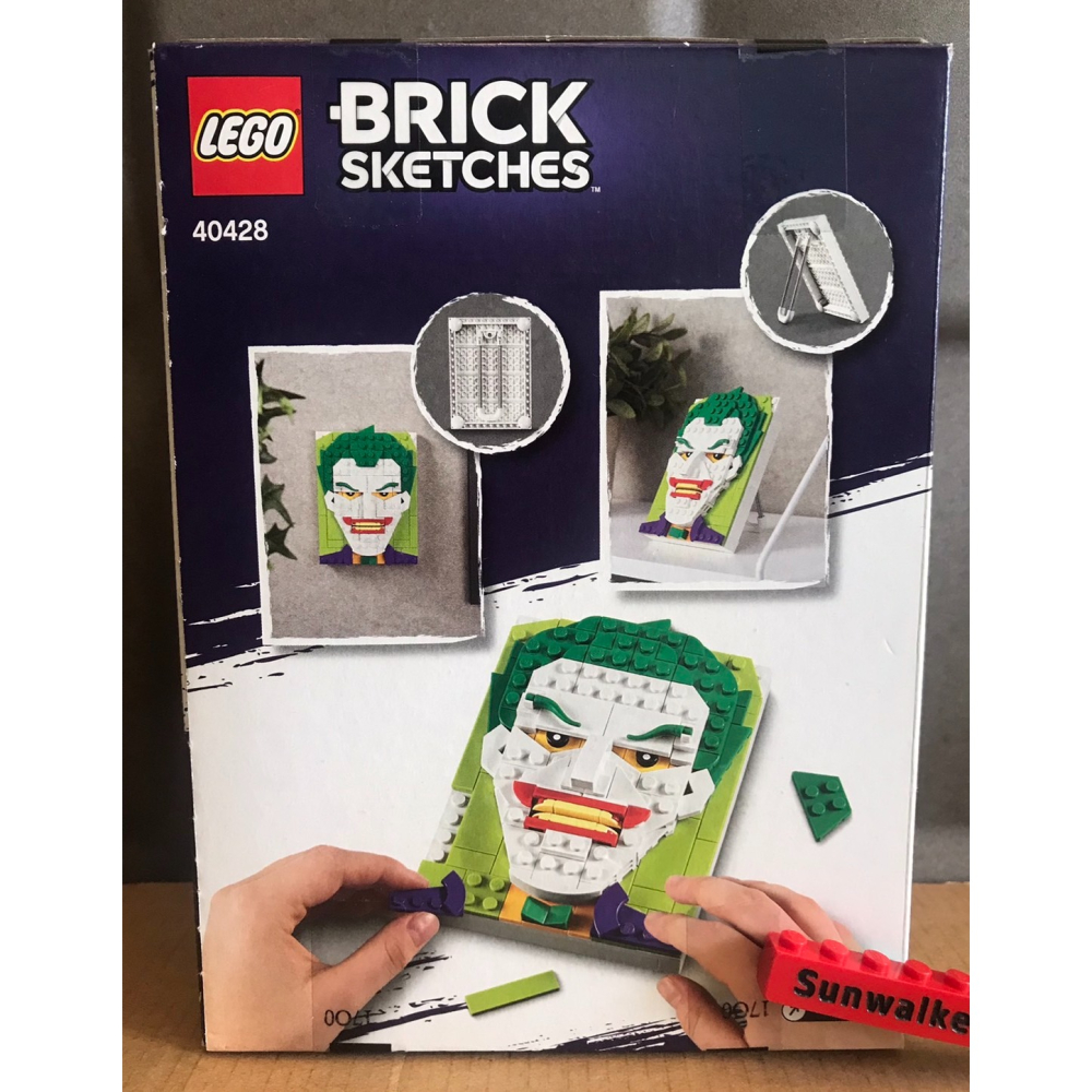 特價【積木2010】樂高 LEGO 40428 小丑  / 插畫 相框 Brick Sketches (全新未拆)-細節圖2
