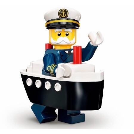 【積木2010】樂高 LEGO 71034 / 渡輪船長 / 輪船 船長 / 全新未拆袋 / 第23代人偶包 (10)