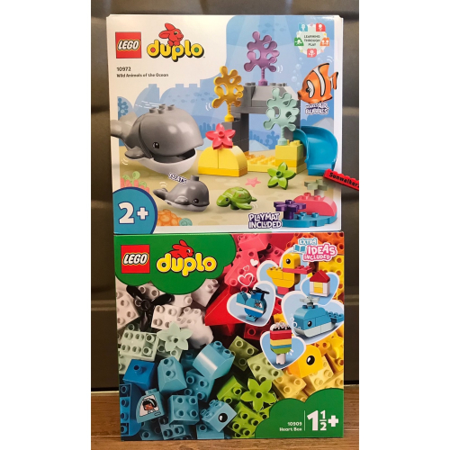 合售【積木2010】樂高 LEGO 10909 +10972 / 積木補充盒 海洋動物 / 幼兒德寶 DUPLO