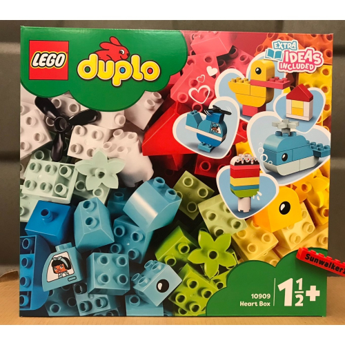 【積木2010】樂高 LEGO 10909 積木補充盒 (80片裝) / 幼兒德寶 DUPLO 心型盒 全新未拆