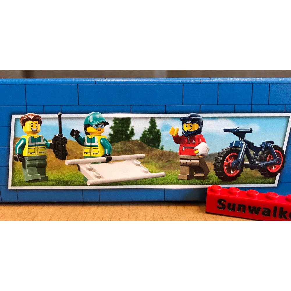 【積木2010】樂高 LEGO 40582 越野救護車 越野單車 / 全新未拆 / 樂高 CITY 城市-細節圖4