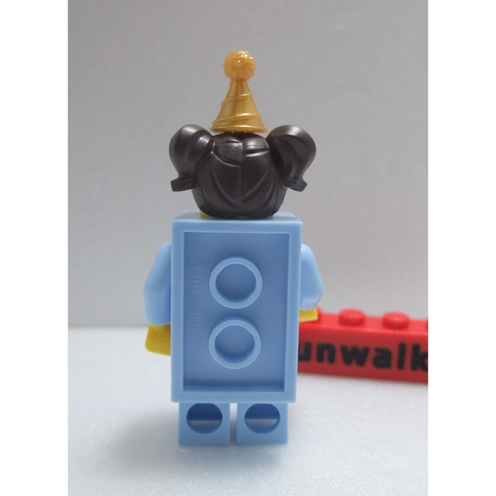 【積木2010】樂高 LEGO 亮淡藍色 磚塊人 / 積木人偶 / BAM (Bright Light Blue)-細節圖2