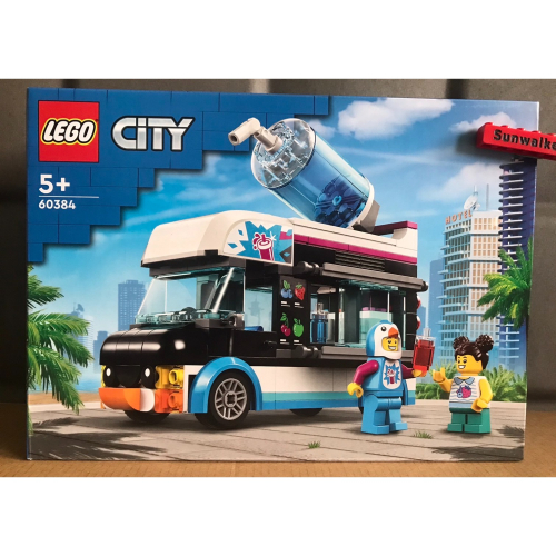 【積木2010】樂高 LEGO 60384 企鵝冰沙車 / 企鵝人 CITY 城市 行動餐車 冰沙車 / 全新未拆
