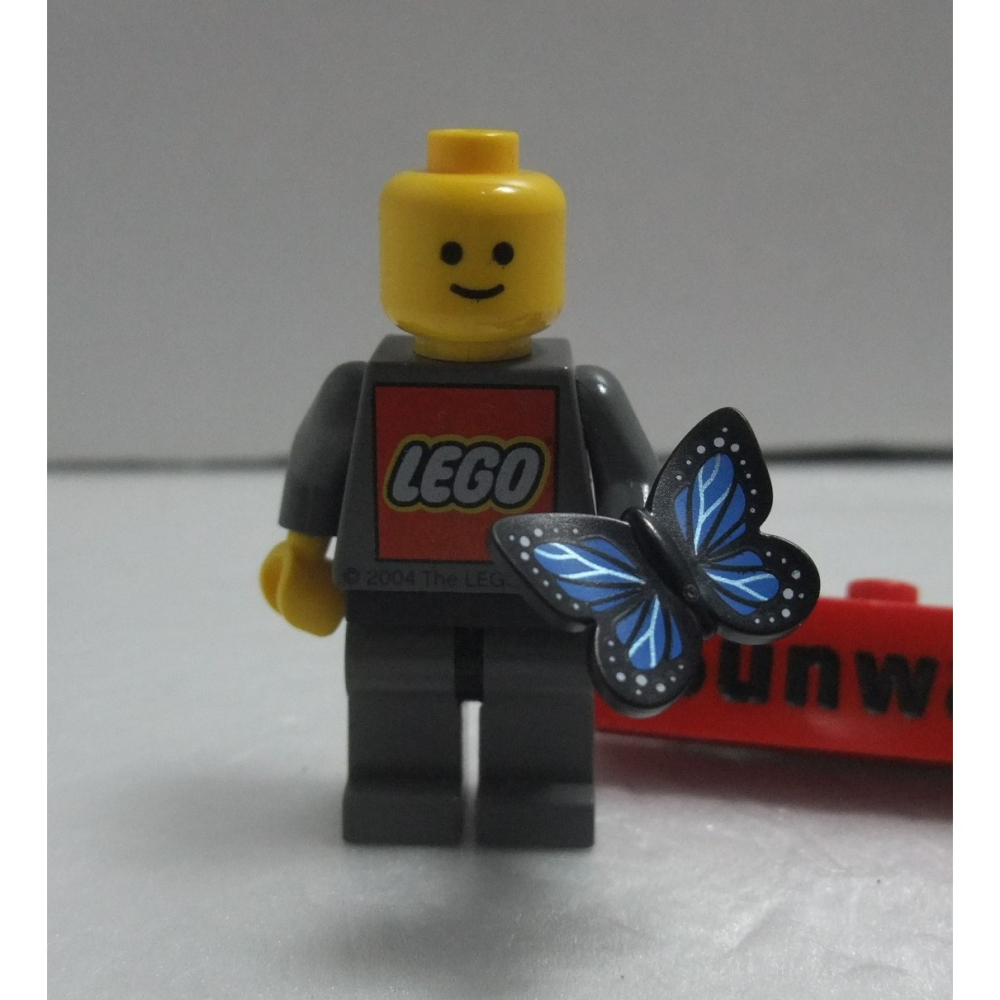 【積木2010】 樂高 LEGO 黑色 蝴蝶 藍色翅膀 / 41757 / 80674pb03-細節圖2