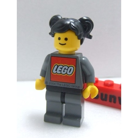 【積木2010】樂高 LEGO 黑色 雙馬尾 辮子 頭髮 / 女生 小女孩 小孩 頭髮 35701 (H-11)-細節圖2