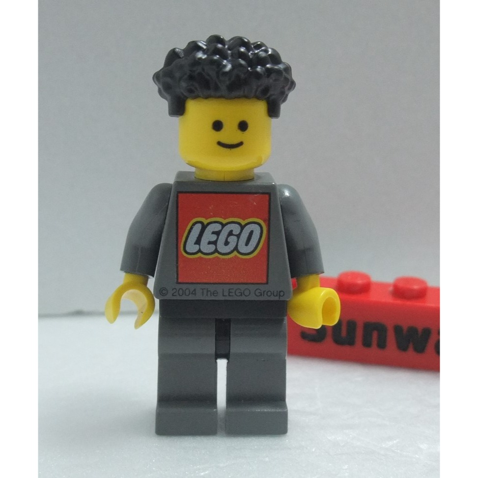【積木2010】樂高 LEGO 黑色 燙捲 頭髮 /人偶 頭髮 80682 (H-01)-細節圖2