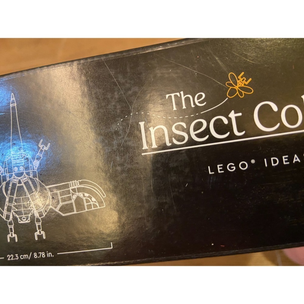 外盒擦損特價 【積木2010】樂高 LEGO 21342 昆蟲 IDEAS / 蝴蝶  螳螂 長戟大兜蟲-細節圖2