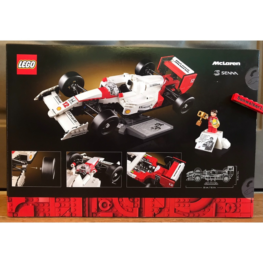 【積木2010】樂高 LEGO 10330 McLaren MP4/4  艾爾頓 洗拿 / 麥拉倫 F1 賽車-細節圖2