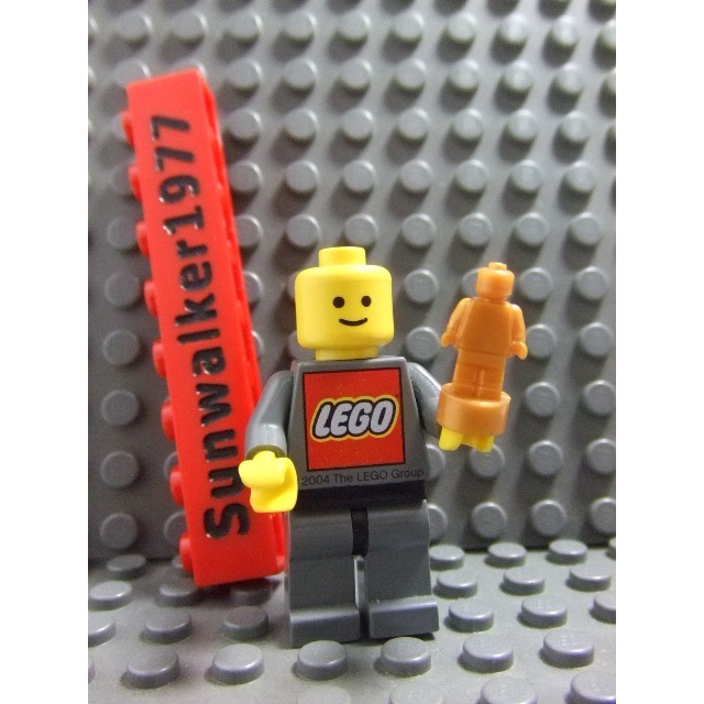 【積木2010】樂高 LEGO 珍珠金色 人偶 獎盃 獎座 雕像 小人偶 / 90398 道具 (U-01)-細節圖2