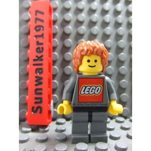 【積木2010】 樂高 LEGO 深橘色 哈比人 頭髮 / 微卷 短髮 Dark Orange (H-01)-細節圖3