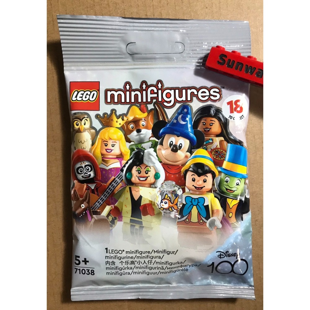 【積木2010】樂高 LEGO 71038 幸運兔 奧斯華 Oswald /全新未拆袋 迪士尼 100週年 人偶包 1-細節圖2