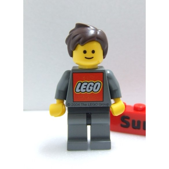 【積木2010】樂高 LEGO 深咖啡色 波浪 斜分 旁分 頭髮 / 人偶頭髮 20597 (H-02)-細節圖2