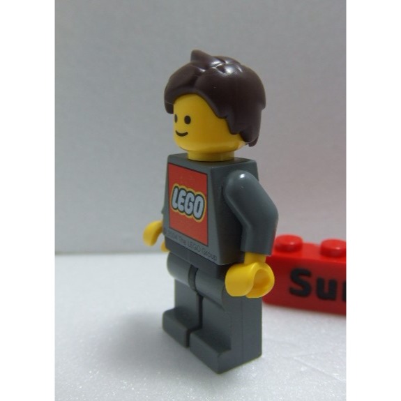 【積木2010】樂高 LEGO 深咖啡色 波浪 斜分 旁分 頭髮 / 人偶頭髮 20597 (H-02)-細節圖3