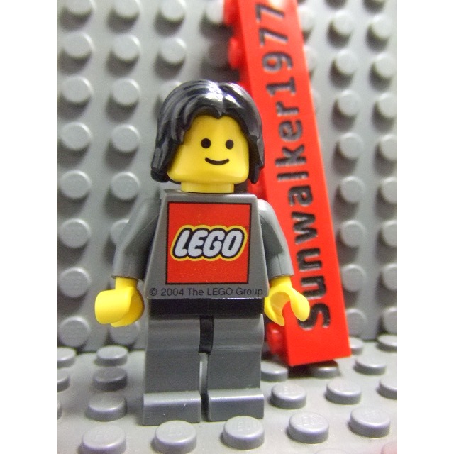 【積木2010】樂高 LEGO 黑色 中分 男生 頭髮 / 人偶 女生 頭髮 / 88283 (H-02)-細節圖2