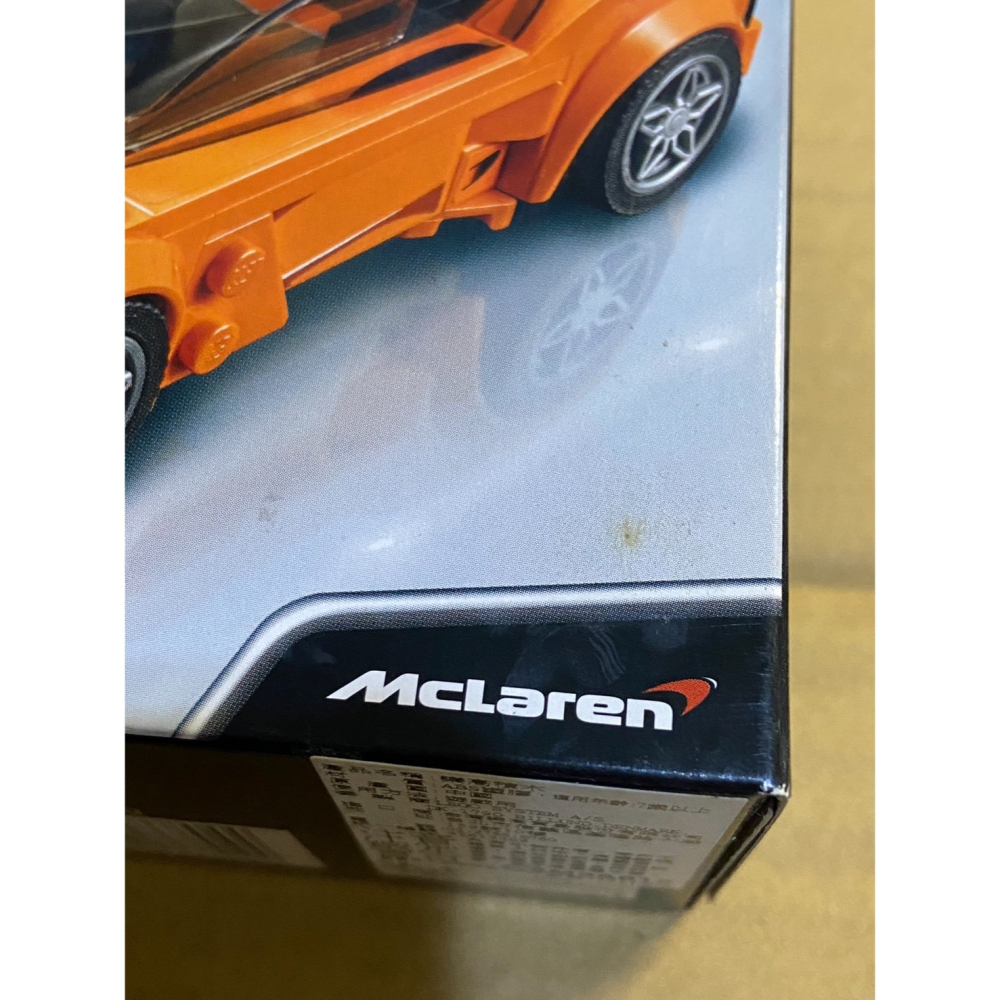 【積木2010 盒面汙損】樂高 LEGO 75880 麥拉倫 McLaren 720S/ SPEED 全新未拆-細節圖2