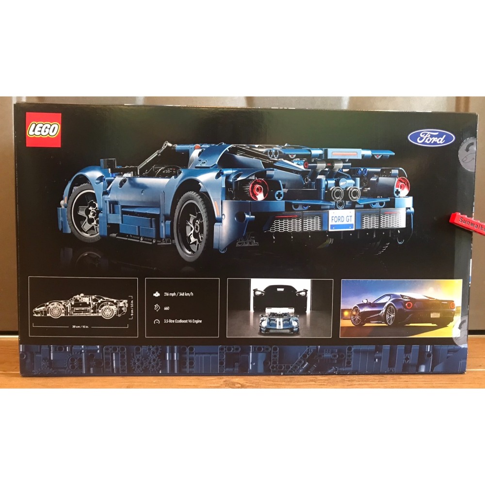 全新 無外盒【積木2010】樂高 LEGO 42154 Ford GT / 福特 科技-細節圖3