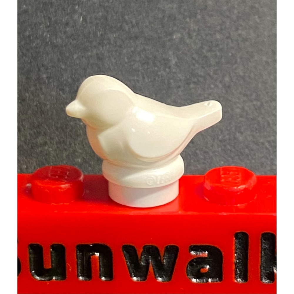 全白色無印刷 小鳥