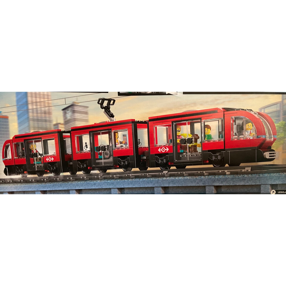 無外盒 特價【積木2010】樂高 LEGO 60423 路面電車和車站 / CITY 城市-細節圖2