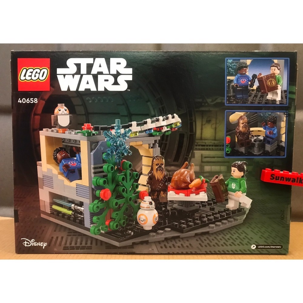出清特價【積木2010】樂高 LEGO 40658 千年鷹聖誕場景 / 星際大戰 聖誕節 醜毛衣 千年鷹 聖誕禮物-細節圖2