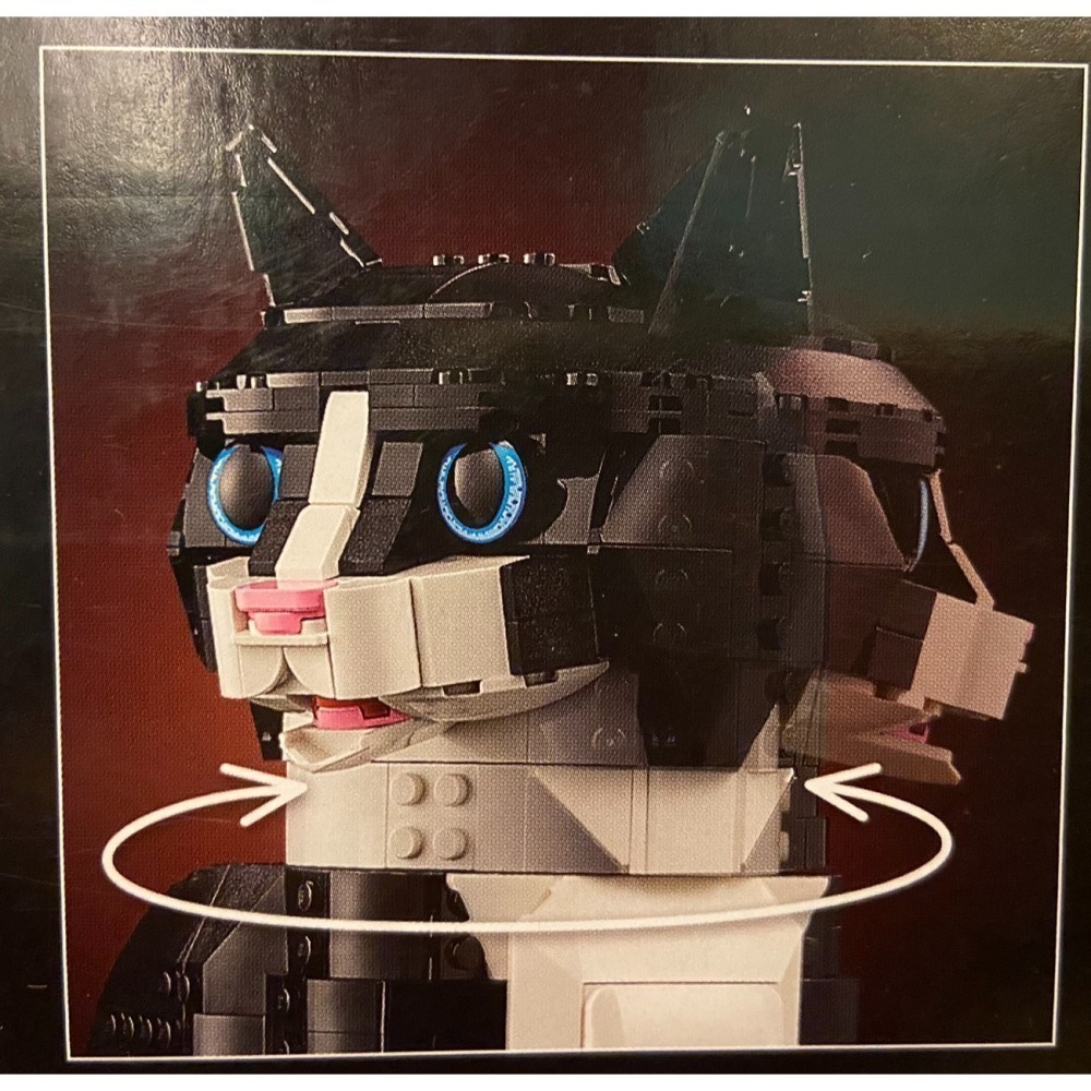 外盒擦損特價【積木2010】樂高 LEGO 21349 賓士貓 TUXEDO CAT / IDEAS 全新-細節圖4