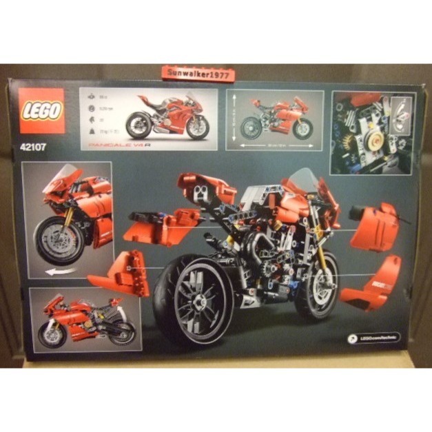 【積木2010】樂高 LEGO 42107 杜卡迪 重機 Ducati Panigale V4 R 樂高 科技 /BR-細節圖2