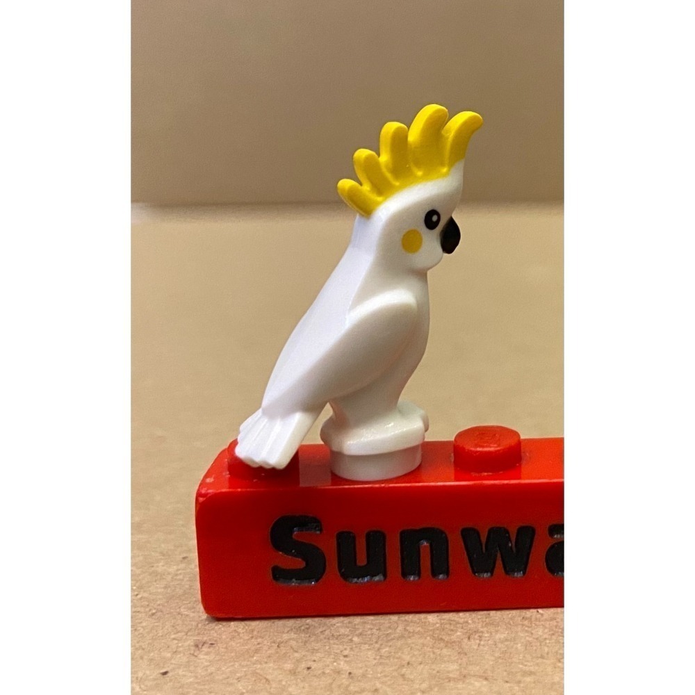 【積木2010】樂高 LEGO 巴丹鸚鵡 葵花鳳頭鸚鵡 / 鸚鵡 小鳥 / 動物 71048-細節圖2