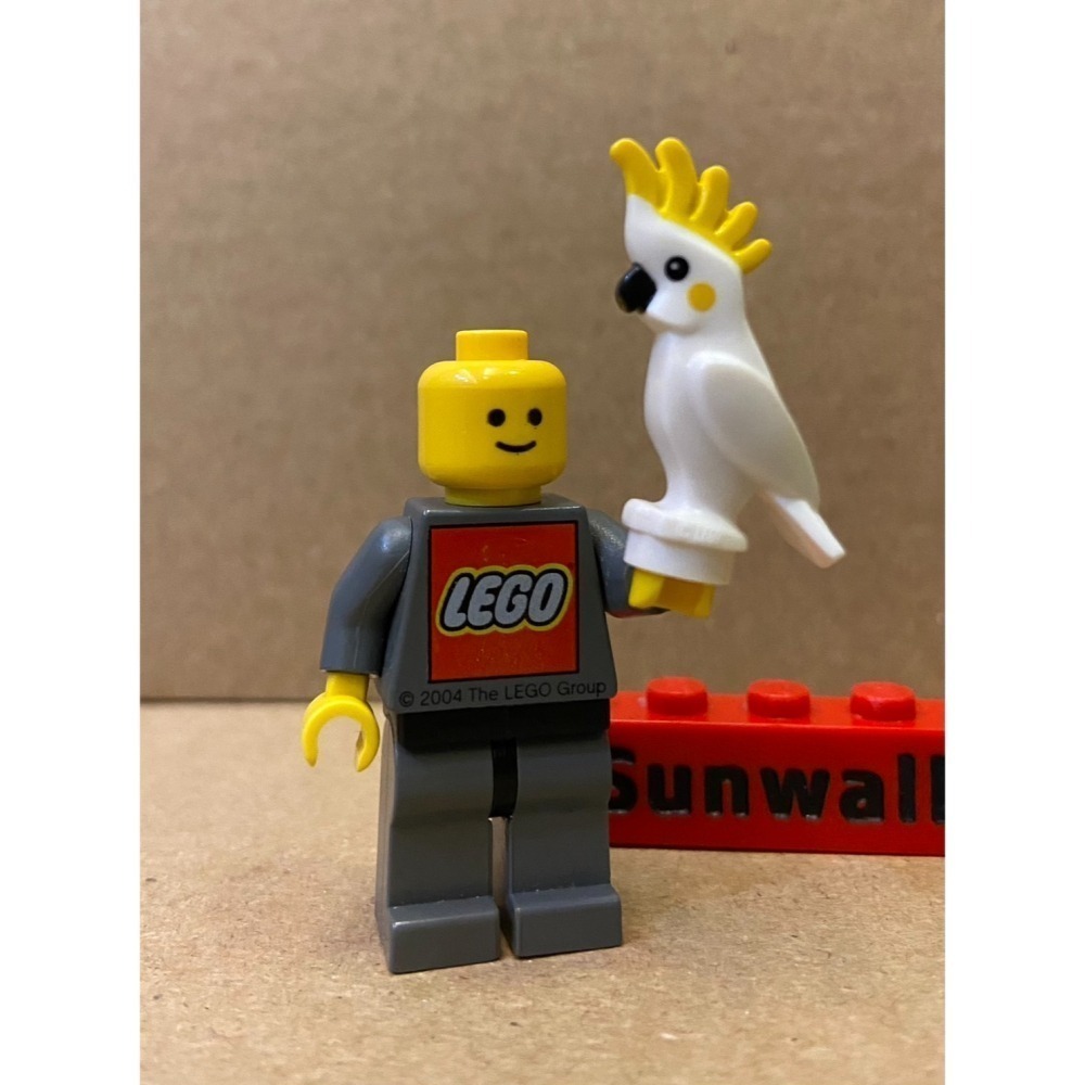 【積木2010】樂高 LEGO 巴丹鸚鵡 葵花鳳頭鸚鵡 / 鸚鵡 小鳥 / 動物 71048-細節圖3