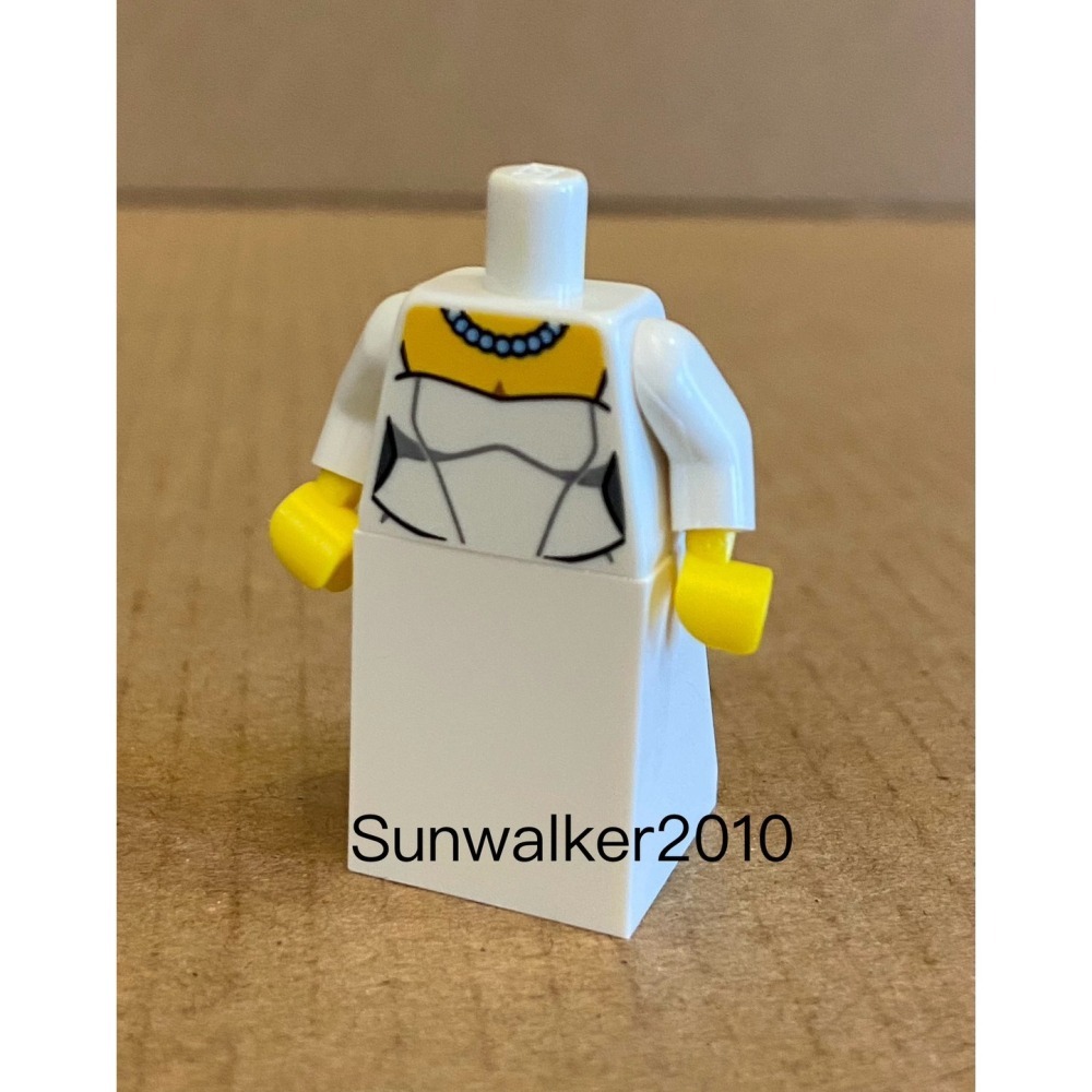 【積木2010】樂高 LEGO 新娘 人偶 / 含手中道具 / 10224 新娘身體-細節圖3