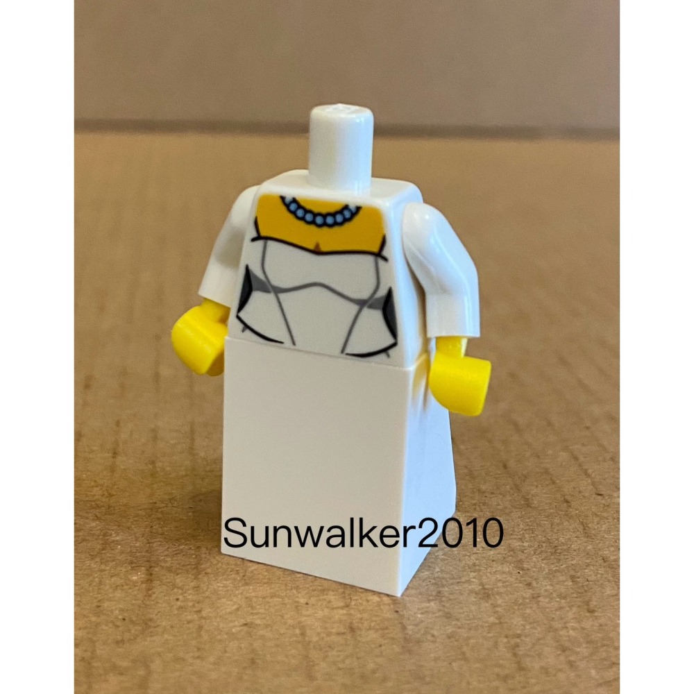 【積木2010】樂高 LEGO 新娘 人偶 / 含手中道具 / 10224 新娘身體-細節圖3