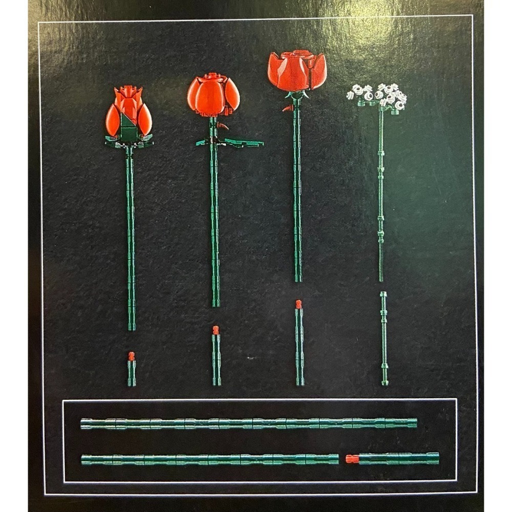 【積木2010】樂高 LEGO 10328 玫瑰 花束 玫瑰花  Bouquet of Roses / 全新未拆-細節圖3