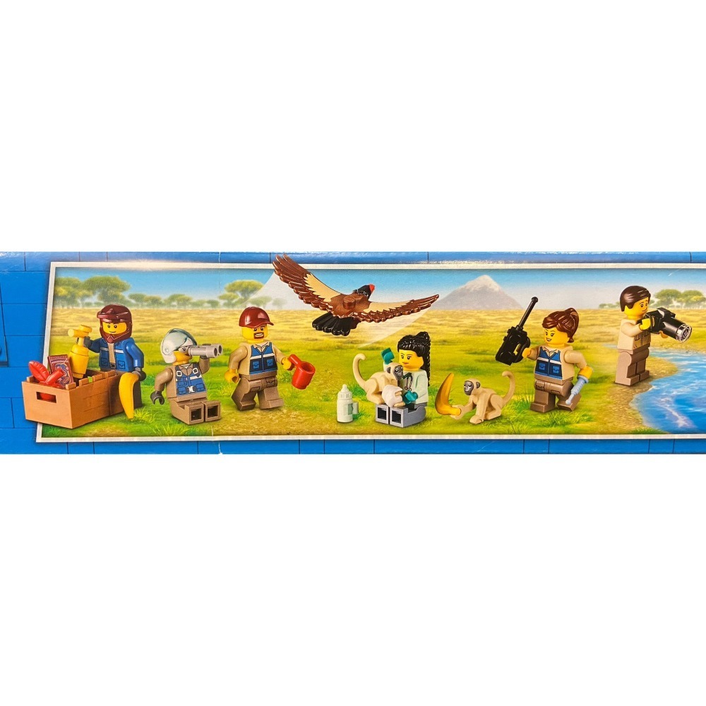 無外盒【積木2010】樂高 LEGO 60307 野生動物救援營 老鷹 獅子 大象 猴子 / CITY 城市 / 全新-細節圖3