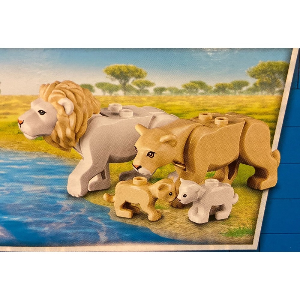 無外盒【積木2010】樂高 LEGO 60307 野生動物救援營 老鷹 獅子 大象 猴子 / CITY 城市 / 全新-細節圖4