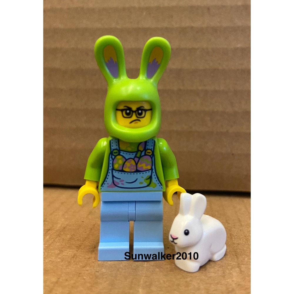 【積木2010】樂高 LEGO 復活節 兔子 人偶 / 小白兔 彩蛋 / BAM-細節圖2
