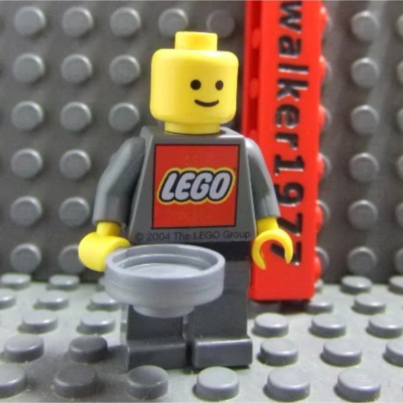 【積木2010】樂高 LEGO 平光銀色 平底鍋 / 煎鍋 道具 / 4528 Flat Silver (U-13)-細節圖2