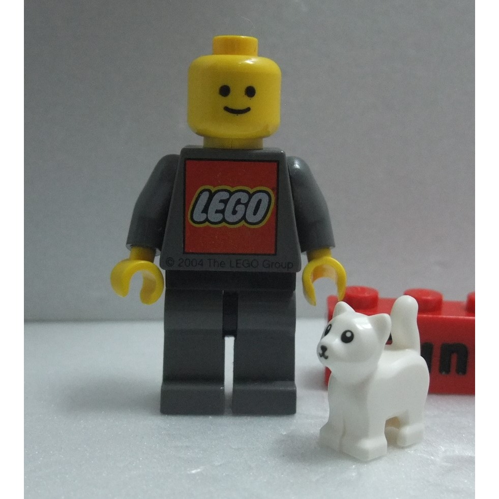 合售【積木2010】樂高 LEGO 深灰色 + 白色 小貓 / 貓咪 小貓咪 幼貓 80686pb01 / 動物-細節圖3