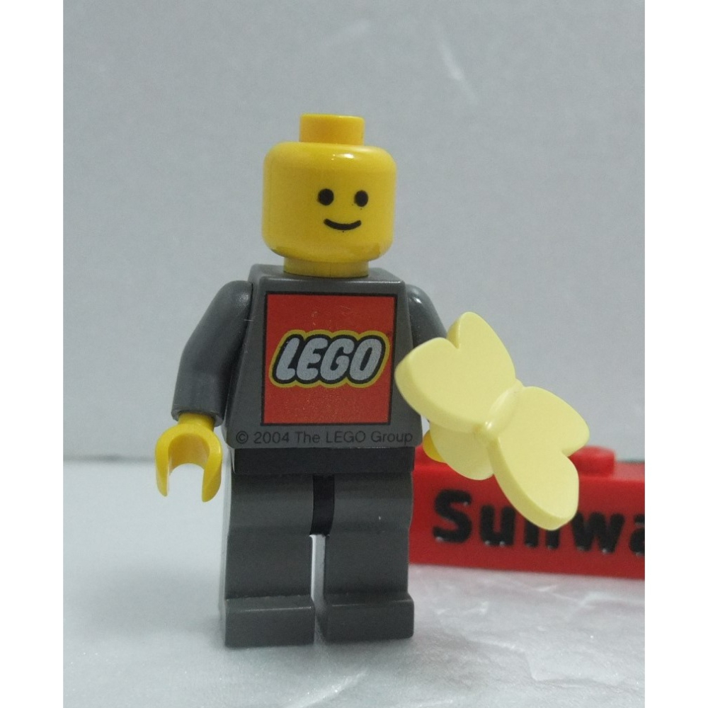 【積木2010】樂高 LEGO 亮黃色 蝴蝶 / Bright Light Yellow / 80674-細節圖2