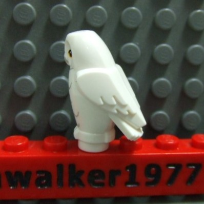 【積木2010】樂高 LEGO 白色 貓頭鷹 / 哈利波特 嘿美 92084pb03 (10217 4842)-細節圖2