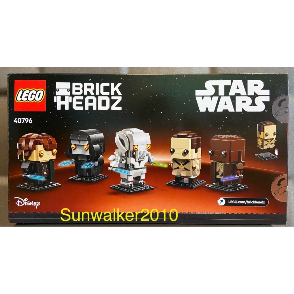 【積木2010】樂高 LEGO 40796 大頭人 星際大戰三部曲 西斯大帝的復仇 / BRICK HEADZ-細節圖2