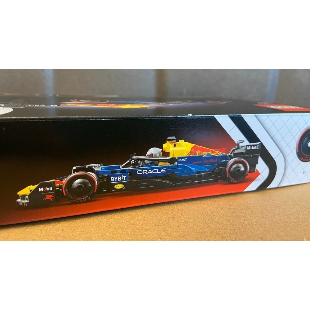 【積木2010】樂高 LEGO 77243 甲骨文 紅牛車隊 RB20 F1 / RedBull / SPEED 賽車-細節圖4