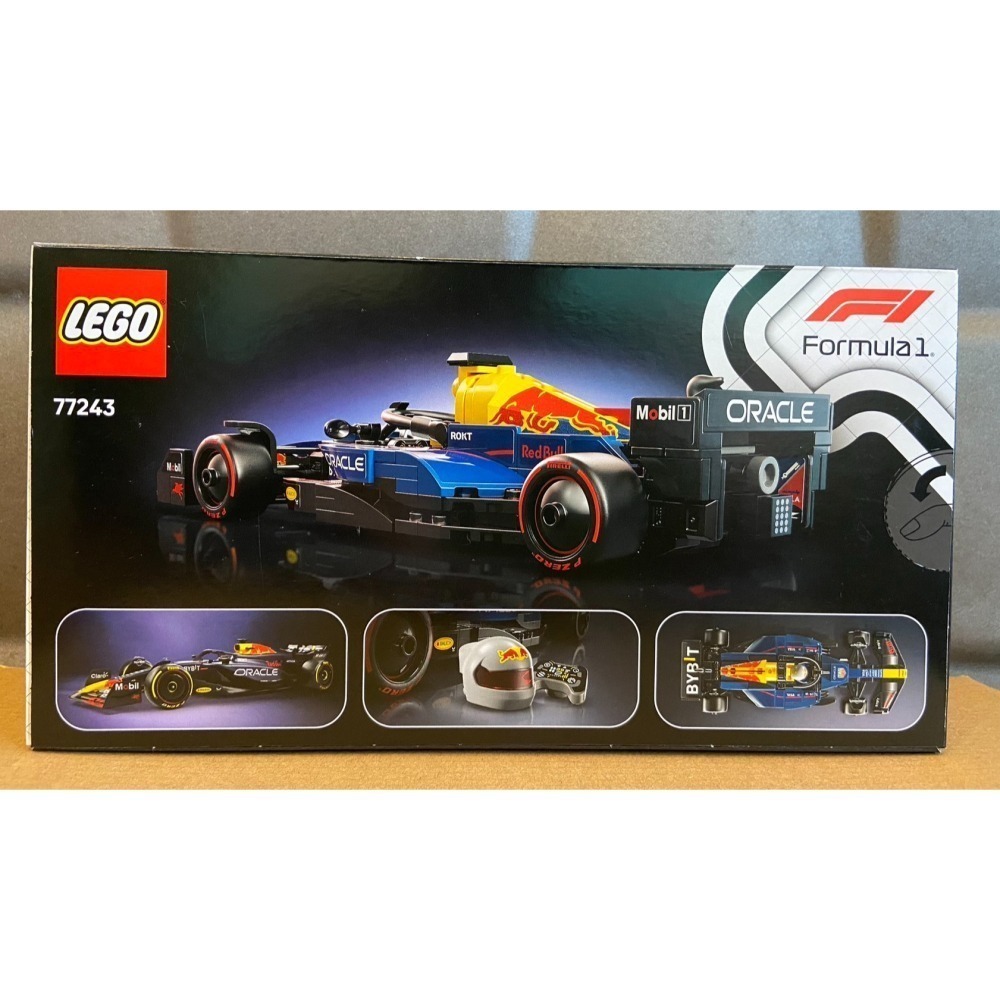 【積木2010】樂高 LEGO 77243 甲骨文 紅牛車隊 RB20 F1 / RedBull / SPEED 賽車-細節圖2
