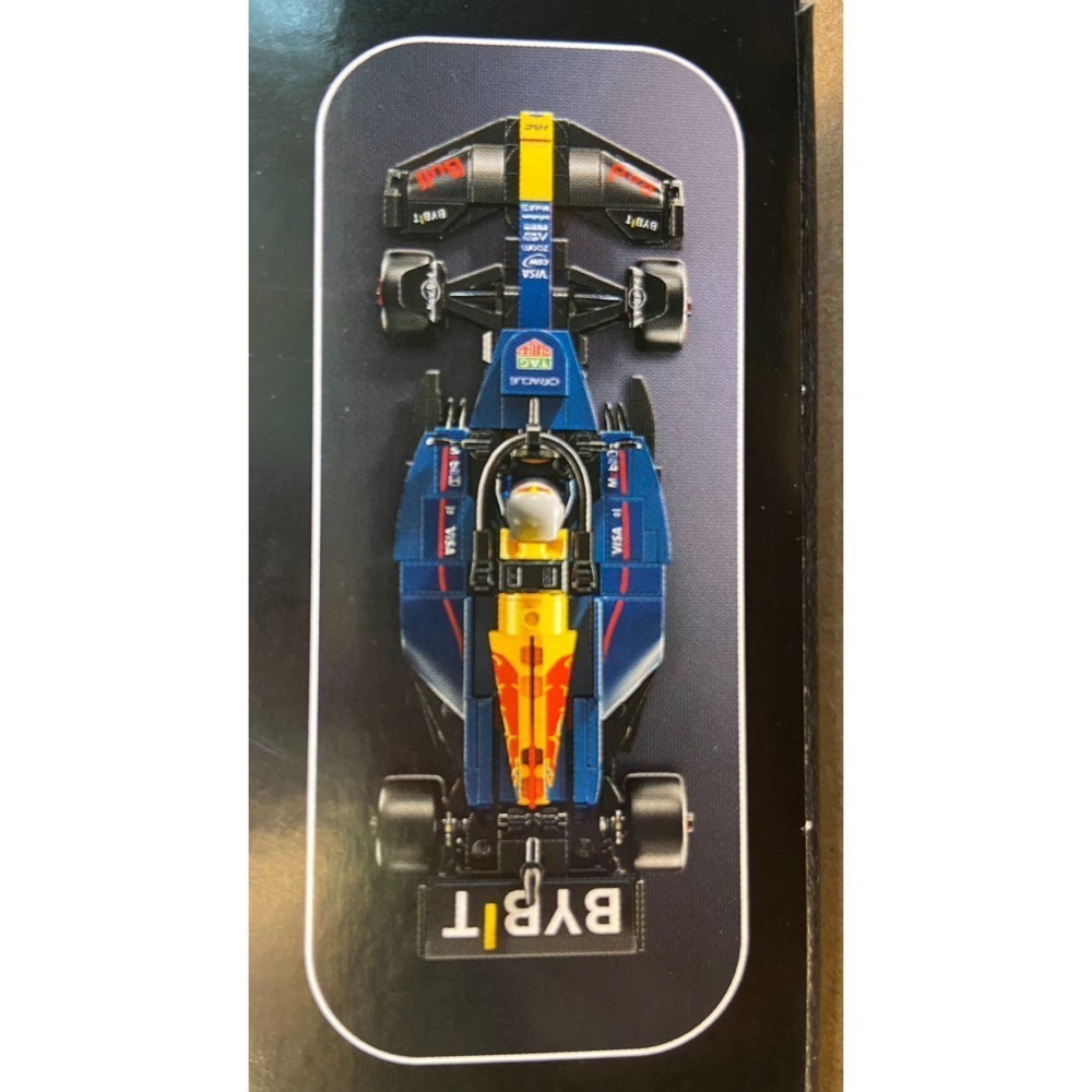 【積木2010】樂高 LEGO 77243 甲骨文 紅牛車隊 RB20 F1 / RedBull / SPEED 賽車-細節圖3