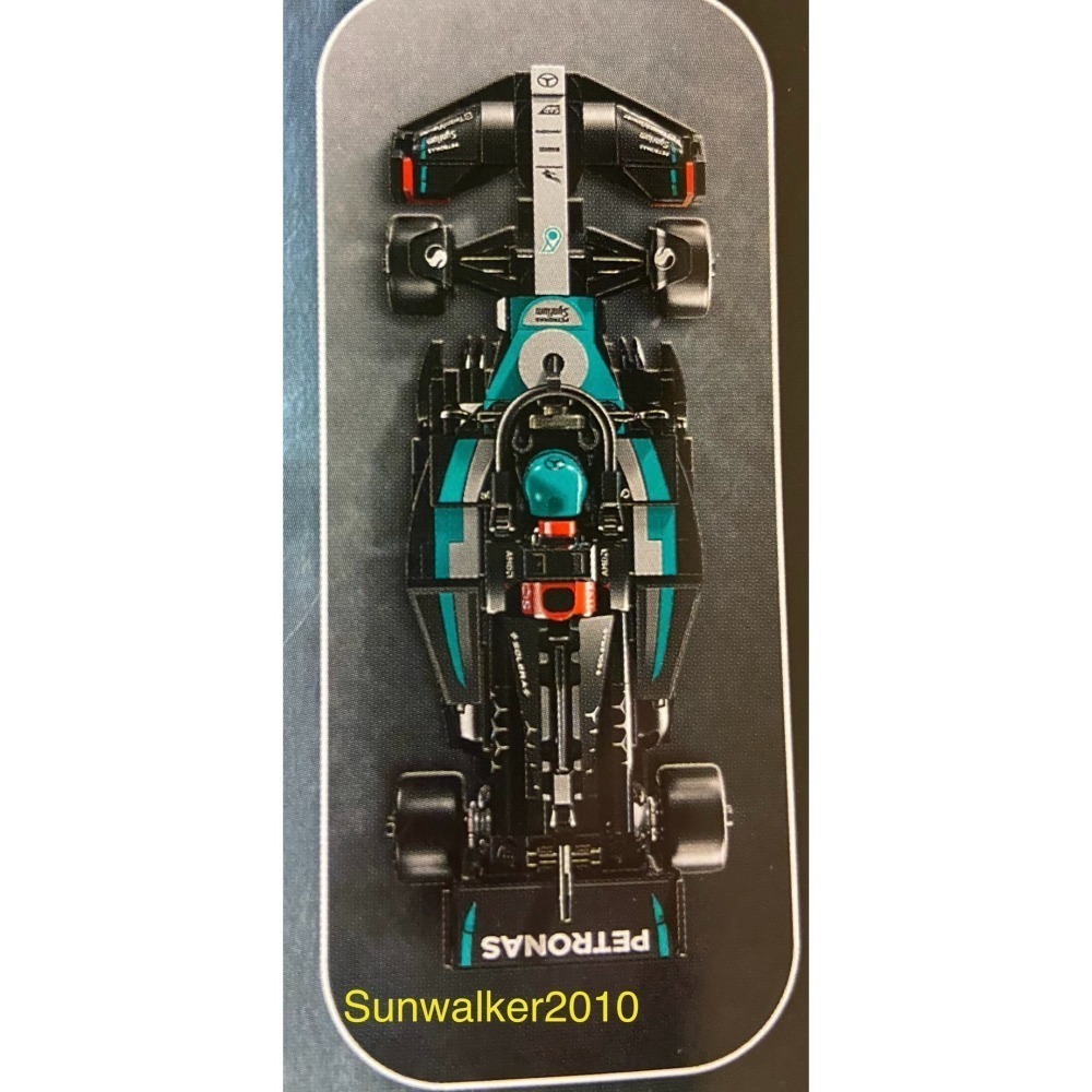 【積木2010】樂高 LEGO 77244 賓士車隊 / 賓士 AMG F1 / W15 E / SPEED 賽車-細節圖3