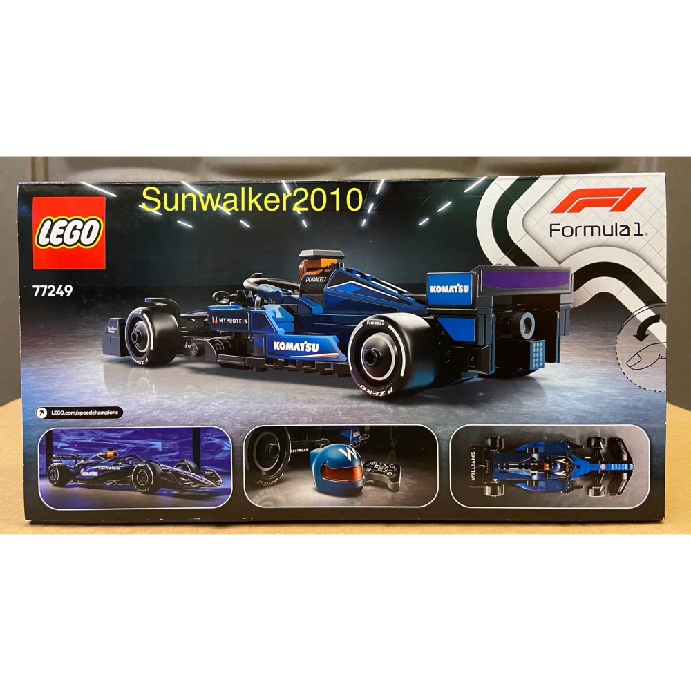 【積木2010】樂高 LEGO 77249 威廉斯 車隊 / Williams F1 FW46 / SPEED 賽車-細節圖2