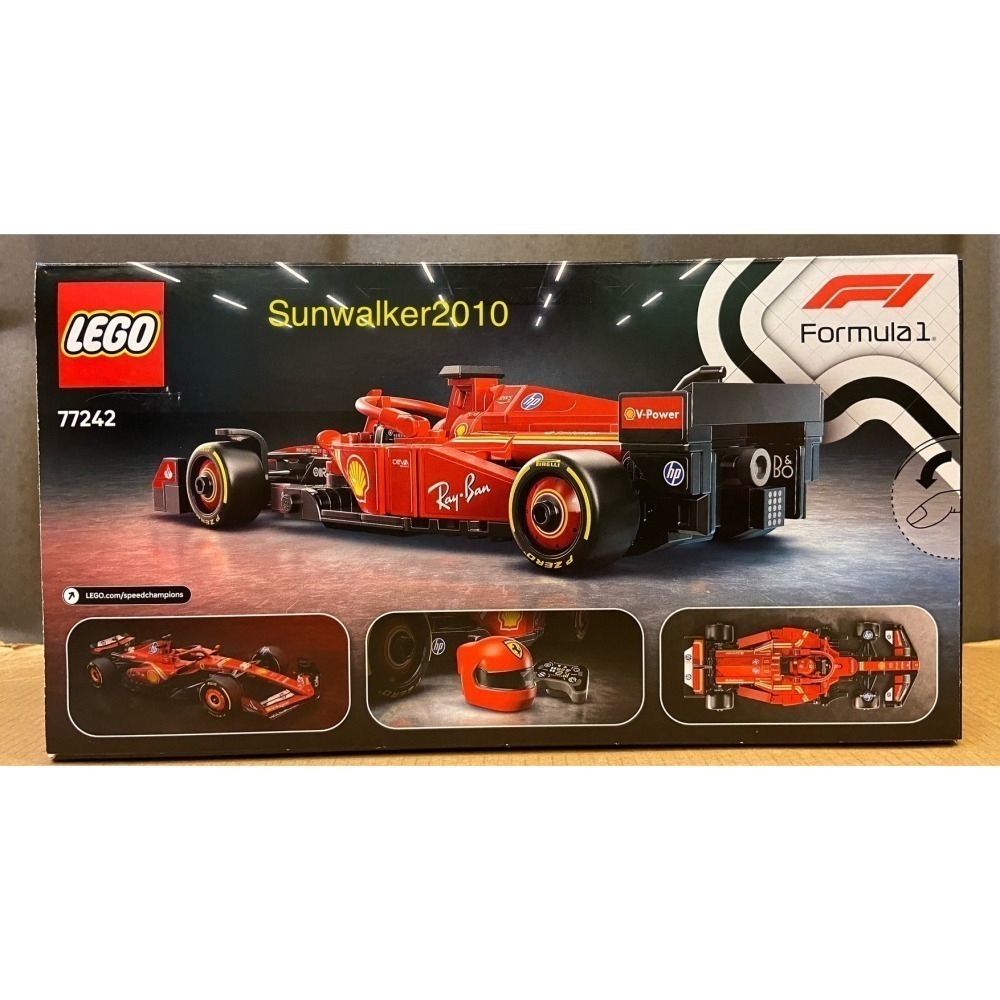 【積木2010】樂高 LEGO 77242 法拉利車隊 / 法拉利 F1 SF-24 / SPEED 賽車-細節圖2