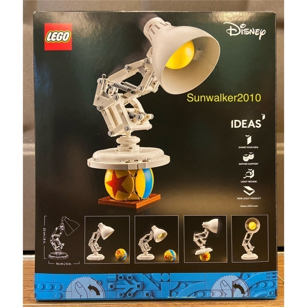 【積木2010】樂高 LEGO 21357 迪士尼 皮克斯 跳跳燈 IDEAS / Disney Pixar Luxo-細節圖2