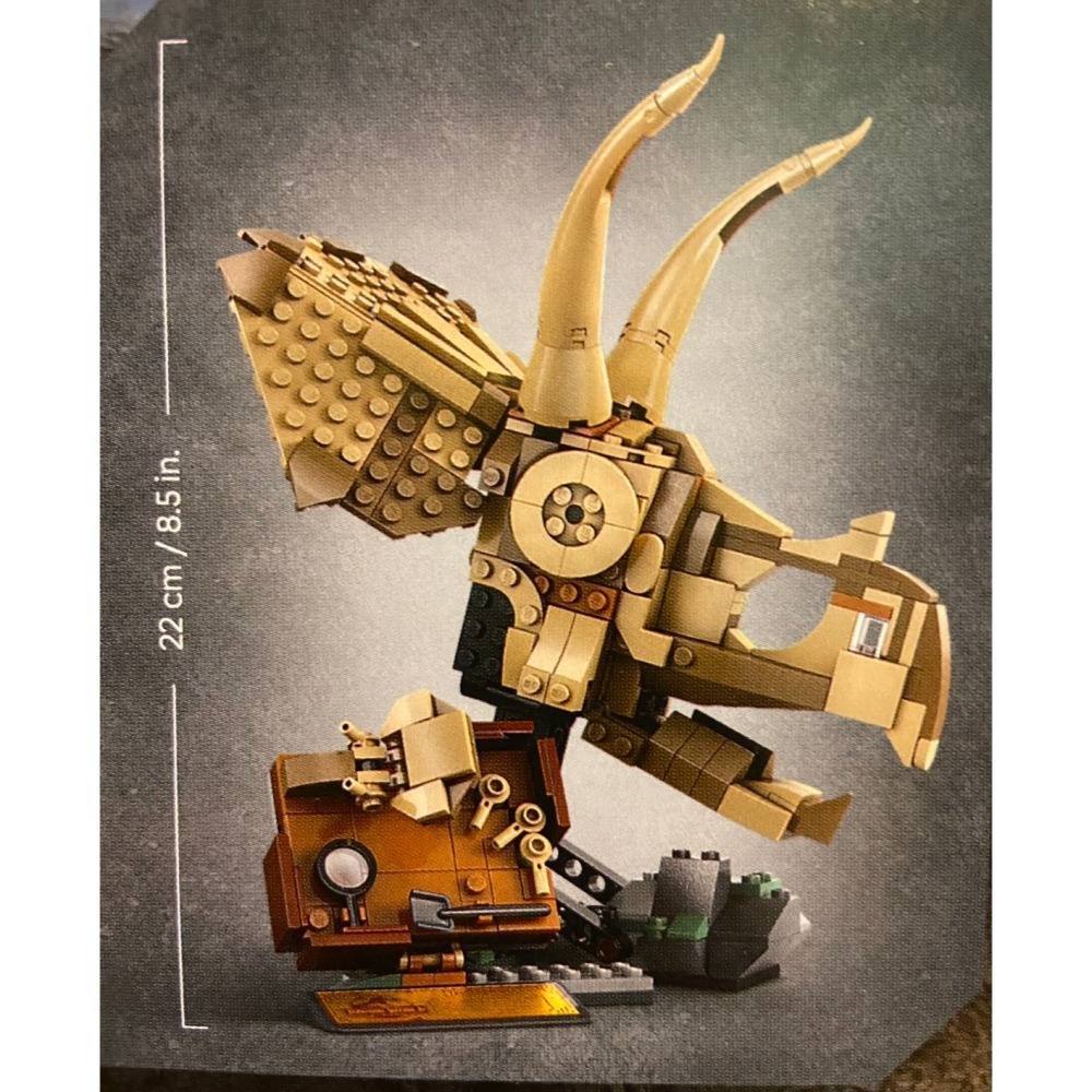 【積木2010】樂高 LEGO 76969 恐龍化石 三角龍頭骨 恐龍 / 侏儸紀世界 JURASSIC WORLD-細節圖3