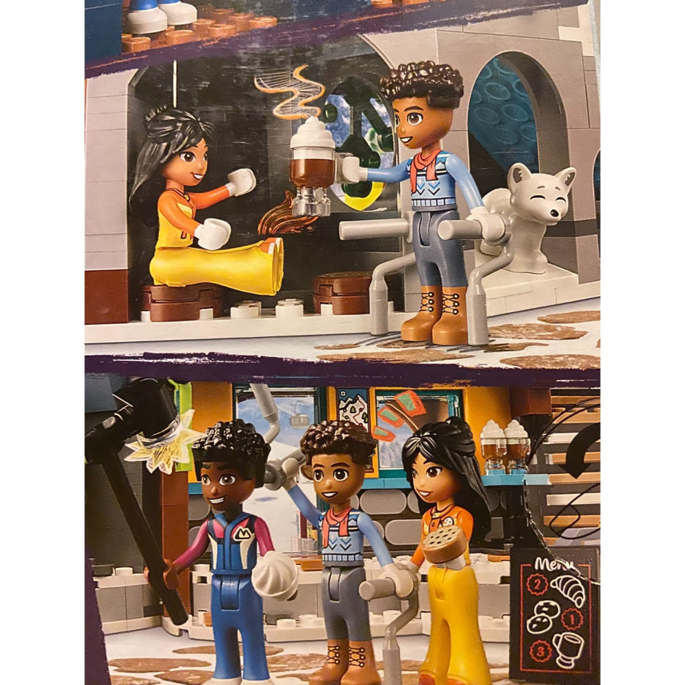 無外盒 特價【積木2010】樂高 LEGO 41756 滑雪場 咖啡廳 /  Friends 好朋友-細節圖3