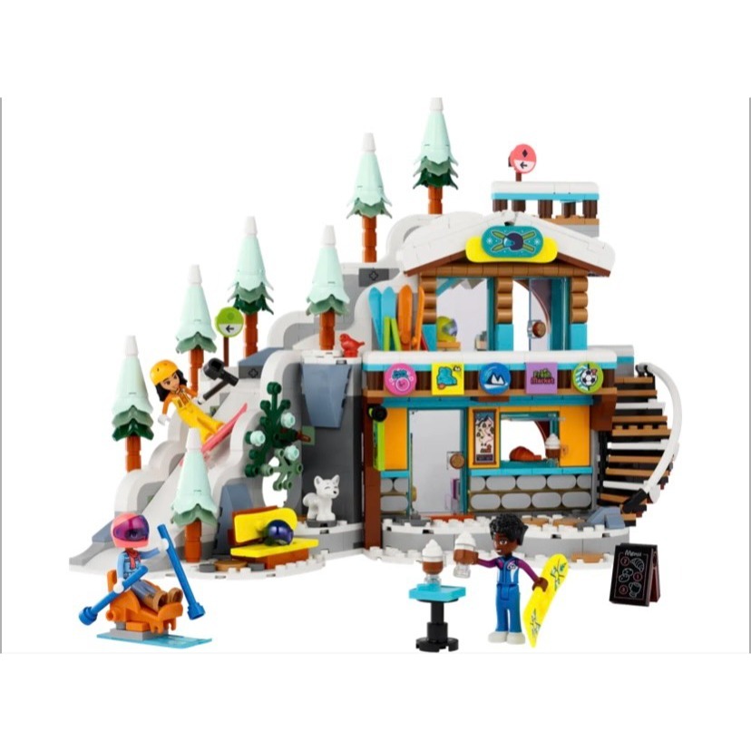 無外盒 特價【積木2010】樂高 LEGO 41756 滑雪場 咖啡廳 /  Friends 好朋友-細節圖2