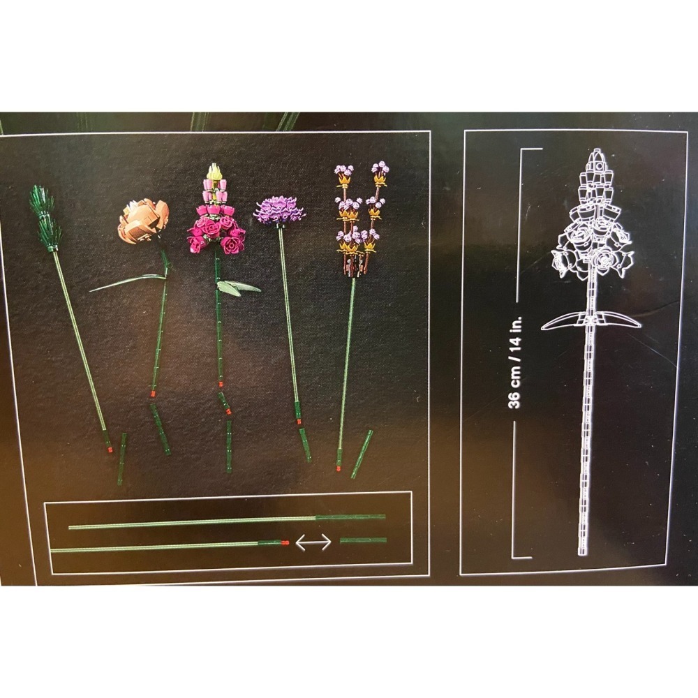 合售出清特價【積木2010】樂高 LEGO 10328+10280+10309 全新未拆 / 玫瑰花 花束 多肉植物-細節圖4