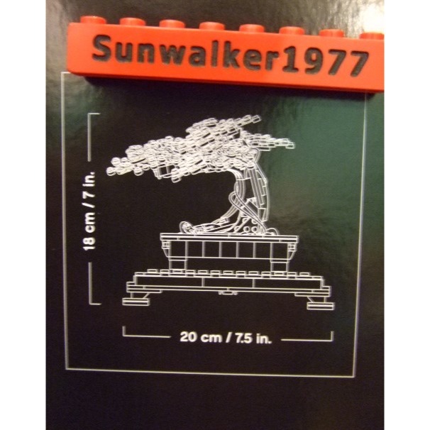 【積木2010】樂高 LEGO 10281 盆栽 Bonsai Tree / 植物 植栽 全新未拆-細節圖3